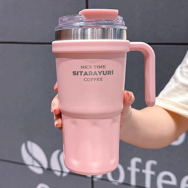 NICE TIME SITARAYURI™ Premium Insulated Coffee Mug – 600ml