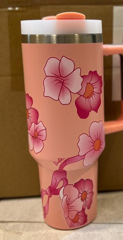 1200ml Floral Insulated Tumbler – Leak-Proof, Stylish & Large