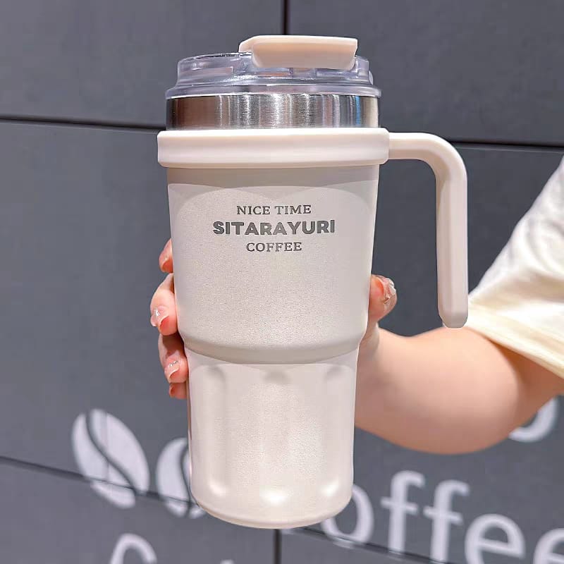 NICE TIME SITARAYURI™ Premium Insulated Coffee Mug – 600ml