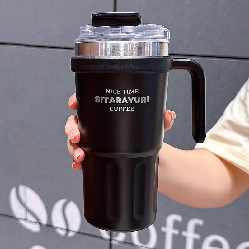 NICE TIME SITARAYURI™ Premium Insulated Coffee Mug – 600ml