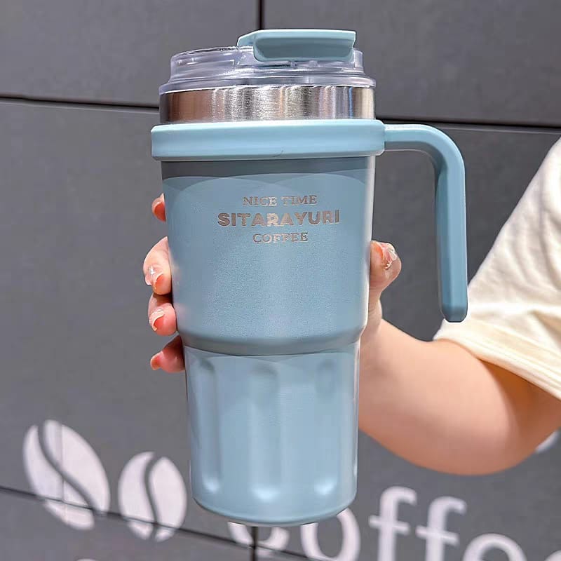 NICE TIME SITARAYURI™ Premium Insulated Coffee Mug – 600ml